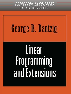 cover image of Linear Programming and Extensions